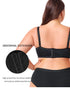 Women Full Coverage Support Bralette Adjustable Lace Bra Underwire Bra Plus Size