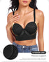 Push Up Bras for Women Top Bustier Padded Underwire Bra Add One Cup