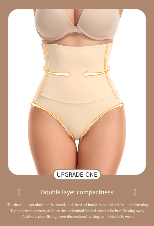 Shapewear Tummy Control Seamless High Waisted Body Shaper Waist Slimming Thong Underwear Girdle