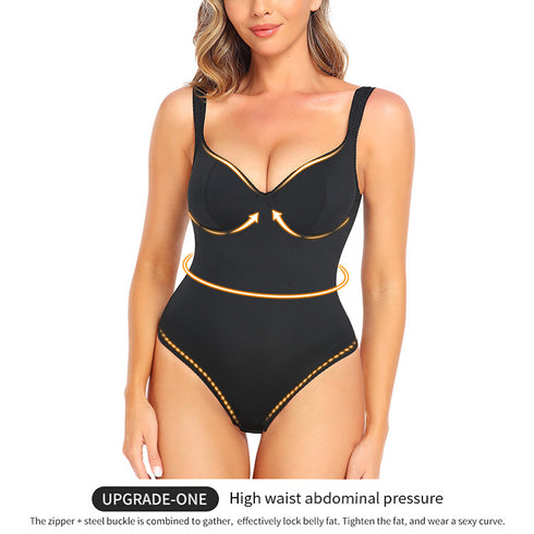 Women's Shapewear Bodysuit Tummy Control Full Body Shaper Seamless Underwear