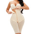 Womens Shapewear Tummy Control Zipper Body Shaper Bodysuit Butt Lift Shorts Knee Length