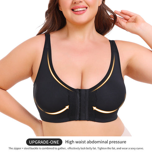 Bras for Women Plus Size Bras Full Coverage Wireless Bra Front Closure Bra