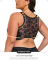 Women Front Closure Push Up Sports Bra Plus Size Full Coverage Full Figure Support Bras