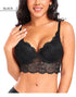 Women's Lace Nursing Bra Wirefree Padded Breastfeeding Maternity Bralette Cute More Coverage