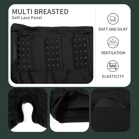 Body Shaper for Women Butt Lifting Shapewear Tummy Control with Hook Zipper Closure