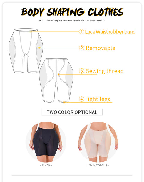 Hip Dip Pads for Women Hip Padded Butt Lifter Pad Panties Butt Enhancer Booty Lifter Shapewear