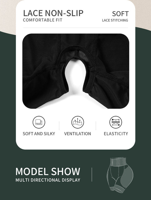 Shapewear for Women Hip Enhancer Booty Breathable Panties Double Compression Bodysuit Butt Lifter