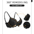 French Style Plus Size Lace Bra - Ice Silk Push-Up Adjustable Straps Embroidery