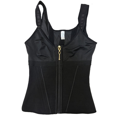Waist Trainer for Women Tummy Control Sport Workout Body Shaper Vest Zipper and Hooks