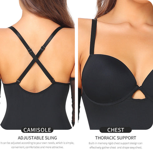 Plus Size Bodycon Mini Dress for Women with Built-in Bra Open Back Lace Trim Dress Clubwear