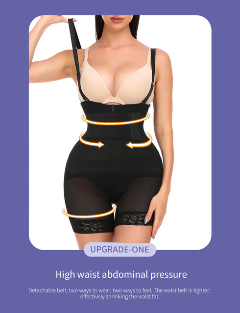 Adjustable Buckle Straps Crotch Waist Crotch Rich Sponge Abdomen Body Shaping Body Sculpting Pants