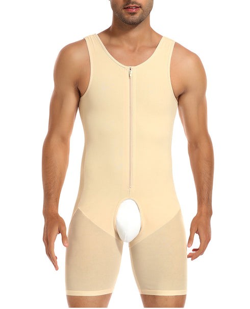 Men's Butt Booster Tummy Control Sleeveless Full Body Shaper Shapewear