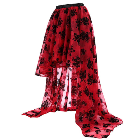 Steampunk Costume Skirt Midi Tulle Skirt