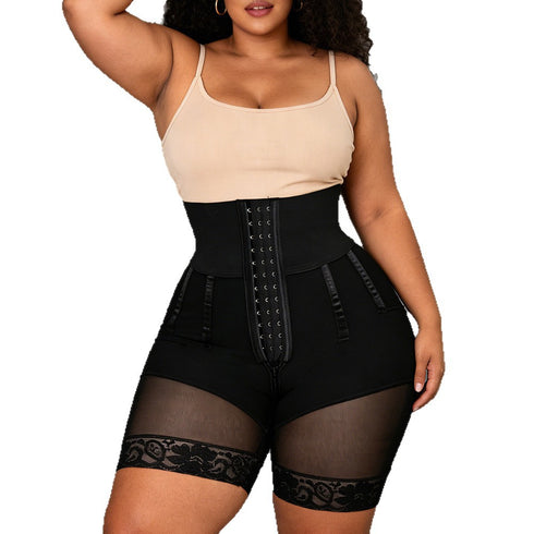 High Waisted Body Shaper Shorts for Women Thigh Slimmer Hip Lift Compression Shapewear