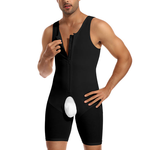 Men's Butt Booster Tummy Control Sleeveless Full Body Shaper Shapewear