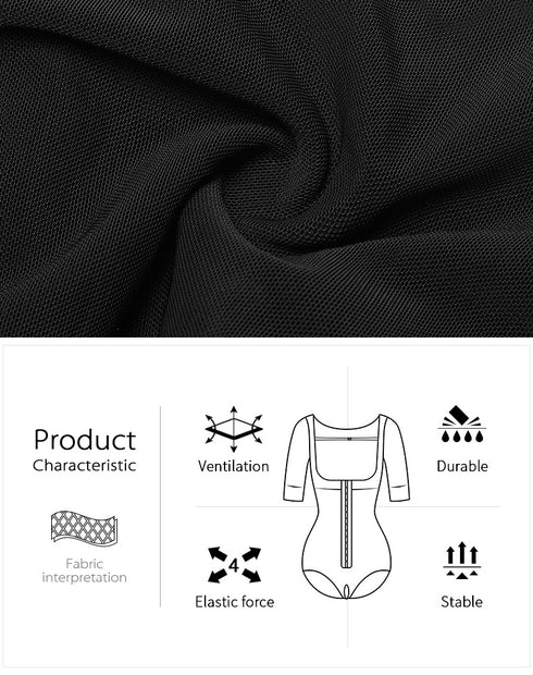 Plus Size Fajas Colombianas Moldeadoras High Compression Tummy Control Shapewear