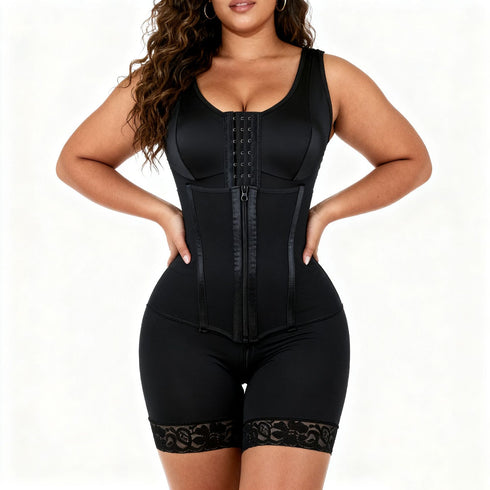 Overbust Fajas Colombianas Shapewear for Women Body Shaper with Adjustable Strap