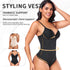 Shapewear Bodysuits for Women Thong Body Suit Deep V Neck Top Body Shaper