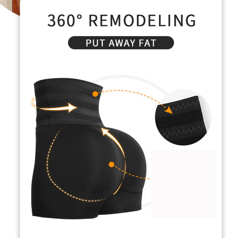 Shapewear for Women High Waist Padded Tummy Control Shorts Butt Lifter Hip Enhancer Underwear
