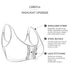 Bras for Women Plus Size Bras Full Coverage Wireless Bra Front Closure Bra