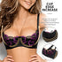Women's Floral Lace Lingerie Bras Half Cups Push Up Shelf Demi Balconette Bralette Crop Tops