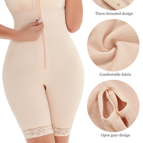 Fajas Colombianas Shapewear for Women Postpartum Tummy Control Body Shaper Butt Lifter Bodysuit