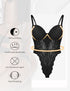 Shapewear for Women Backless Lace Bodysuit Thong Shaper Tank Top with Built-In Bra
