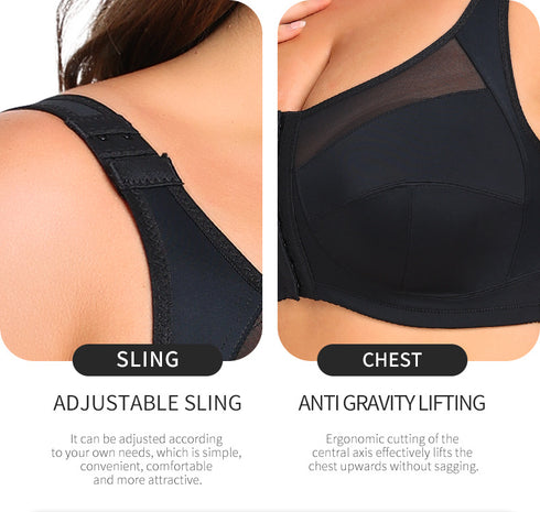 Push Up Bras for Women Lace Underwire Add One Cup Bra with Support Smoothing Bra