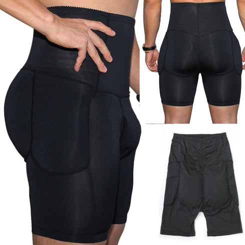 Mens Fake Butt Lifter Hip Shaper Boyshort Control Panties Pad Panties Control Knickers
