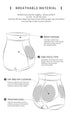 Breathable Shorts Butt Lifting Shapewear with Tummy Control Enhancing Booty Buttocks Panties