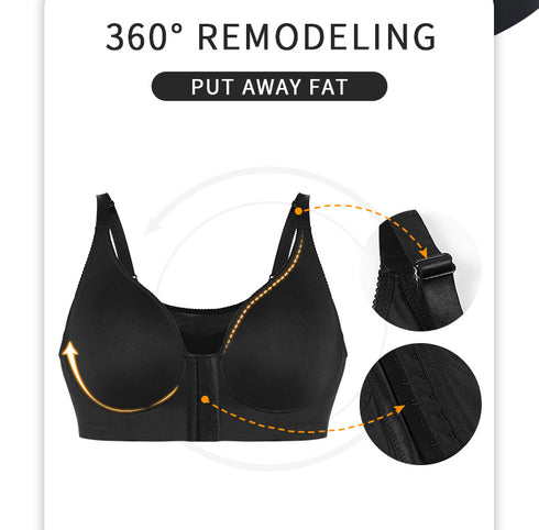 Front Closure Bras for Older Women Post-Surgery Wireless Bra No Underwire