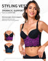 Lace Bralette for Women V Neck Bustier Tops with Underwired Racerback Crop Top