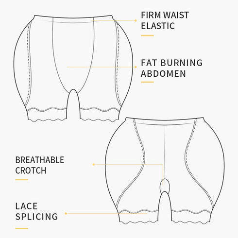 Women Shapewear with Butt Pads Hip Enhancer Padded Underwear Fake Butt Shaper Panties