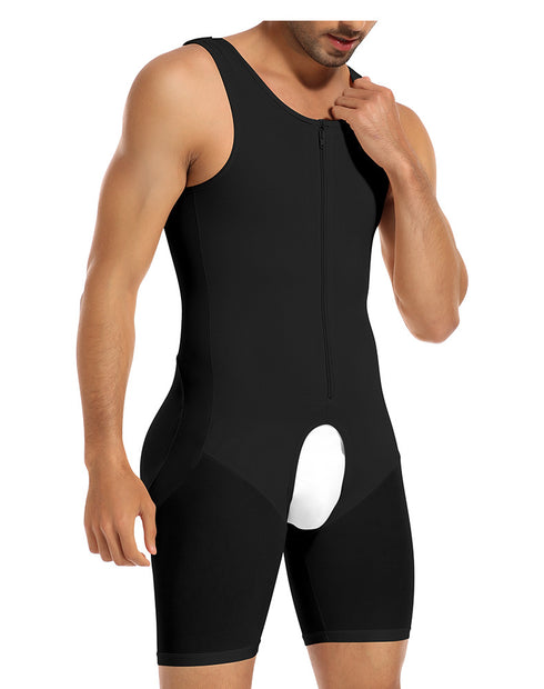 Men's Butt Booster Tummy Control Sleeveless Full Body Shaper Shapewear