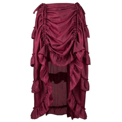 Women Steampunk Gothic Dance Costume Skirt