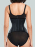 Women Waist Trainer Tummy Control Latex Underbust Waist Girdle Body Shaper 4 Hooks