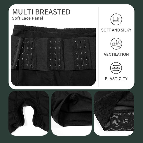 Shapewear for Women Hip Enhancer Booty Breathable Panties Double Compression Bodysuit Butt Lifter