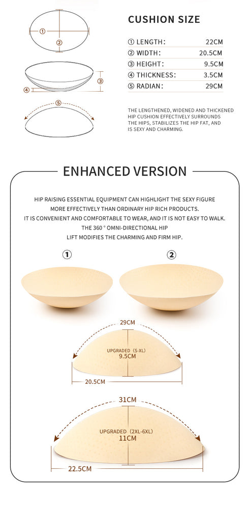 Women Shapewear Short Hip Pad Fake Butt Enhancer Lifter Tummy Control Panties