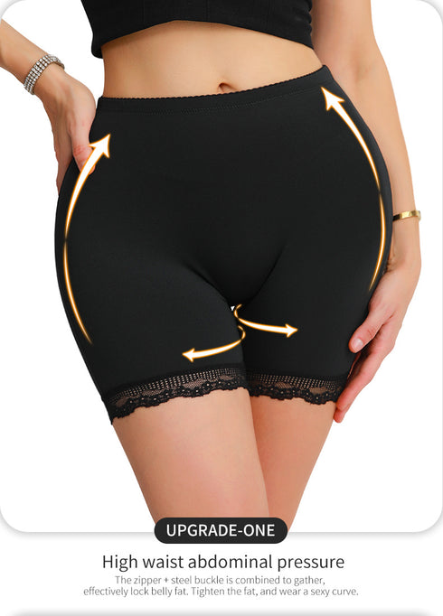 Women's Butt Lifter Lace Boy Shorts Body Shaper Panties Boyshorts Underwear