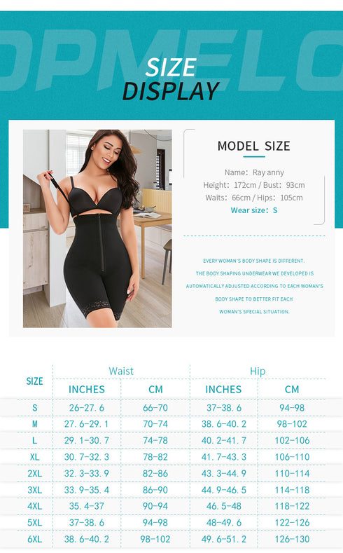 Women Fajas Colombianas Shapewear Postpartum Butt Lifter Bodysuit Tummy Control Body Shaper