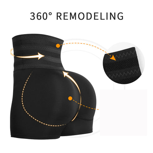 Shapewear for Women High Waist Padded Tummy Control Shorts Butt Lifter Hip Enhancer Underwear