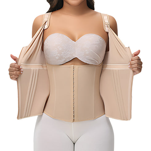 Waist Trainer for Women Tummy Control Sport Workout Body Shaper Vest Zipper and Hooks