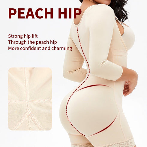 Fajas Colombianas Shapewear for Women Postpartum Body Shaper Butt Lifter Bodysuit