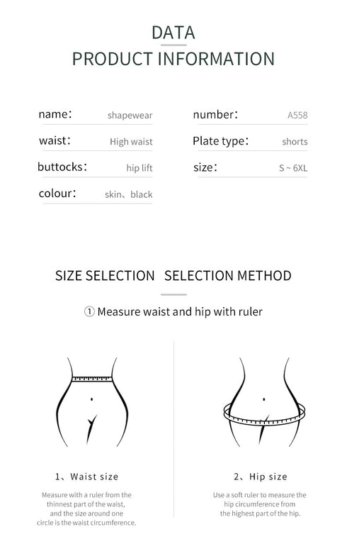 Butt Lifter Panties Hip Enhancer Shapewear Tummy Control Body Shaper Shorts