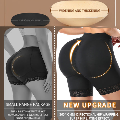 Women Bigger Butt Lifter Padded Lace Shapewear Panties Fake Buttock Underwear