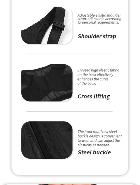 Front Closure Bras for Older Women Post-Surgery Wireless Bra No Underwire