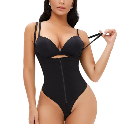 Fajas Colombianas Thong Bodysuit for Women Tummy Control Shapewear Body Shaper Compression Garment