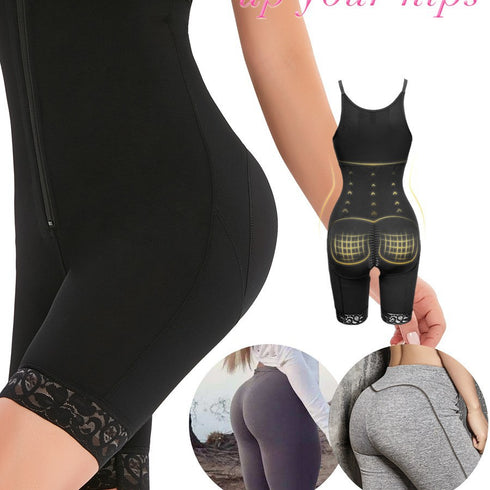 Fajas Colombianas Shapewear for Women Postpartum Tummy Control Body Shaper Butt Lifter Bodysuit