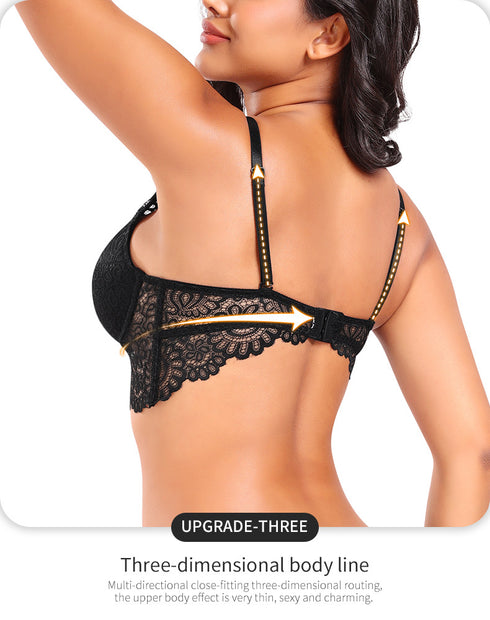 Women's Lace Nursing Bra Wirefree Padded Breastfeeding Maternity Bralette Cute More Coverage