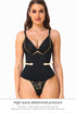 Shapewear for Women Deep V Neck Lace Bodysuit Shaper Tank Top with Built in Bra